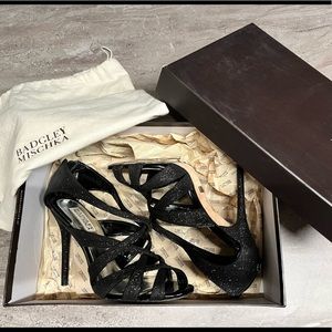 Badgley Mishka Black Heels
